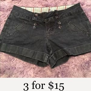Z Co. Sailor Button Front Shorts